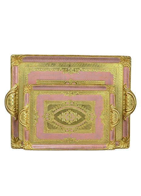 Dauphine Florentine Tray (Candy Pink)