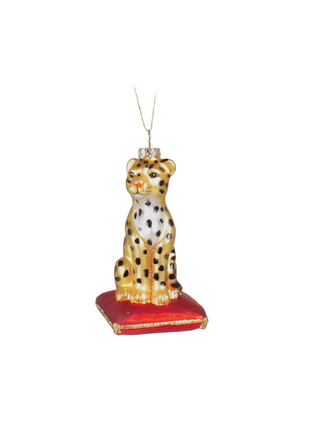 Jolly Leopard Ornament