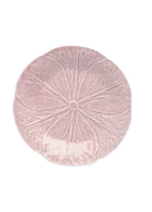 Powder Pink Cabbage Dinner/Salad Plate