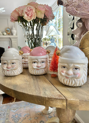 Papa Noel Holiday Candles