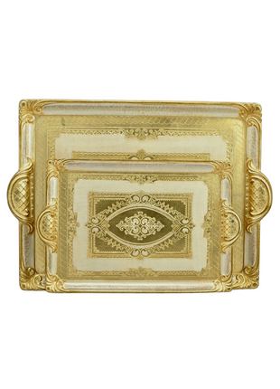 Dauphine Florentine Tray (Sand)