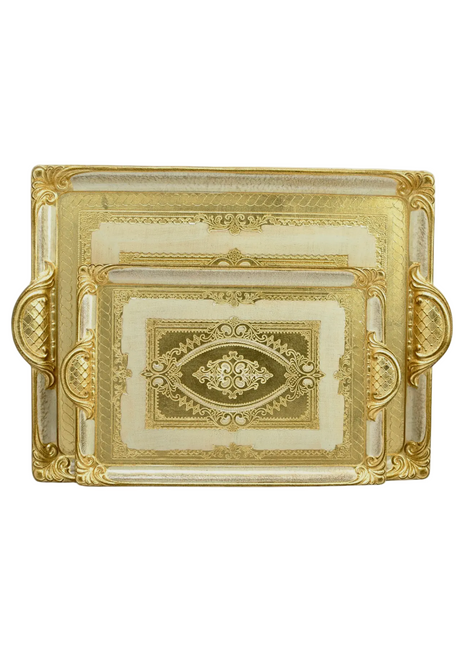 Dauphine Florentine Tray (Sand)