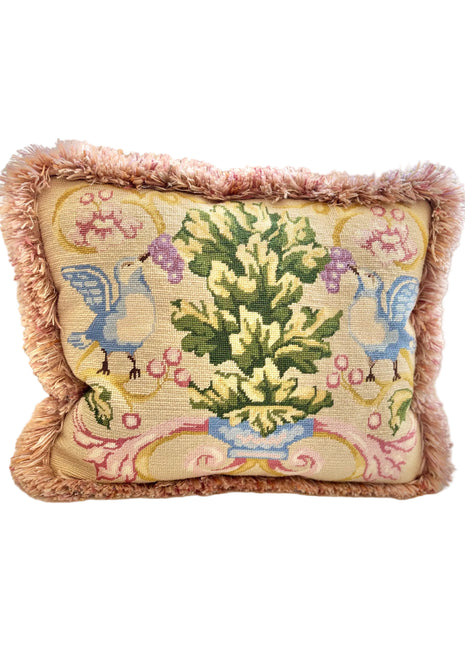 Hummingbird Aubusson Pillow