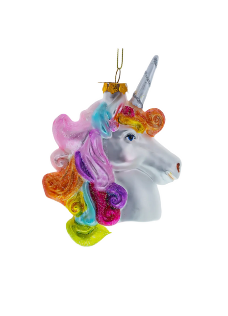 Rainbow Unicorn Ornament