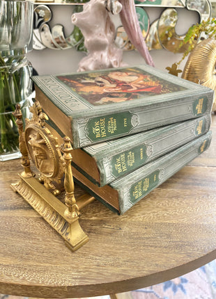 Antique Brass Collapsible Bookholder