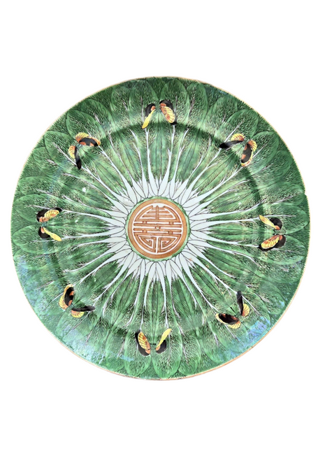 Antique Bok Choy Large Plate