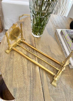 Antique Brass Collapsible Bookholder