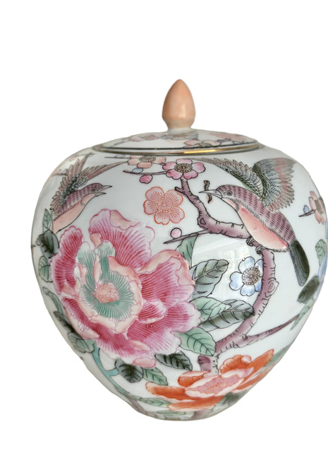 Vintage Neiman Marcus Chinoiserie Ginger Jar