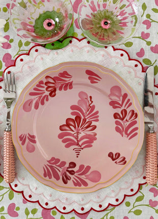Gordes Pink Dinner Plates (Set of 4)