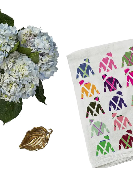 Jockey Silks Tea Towel