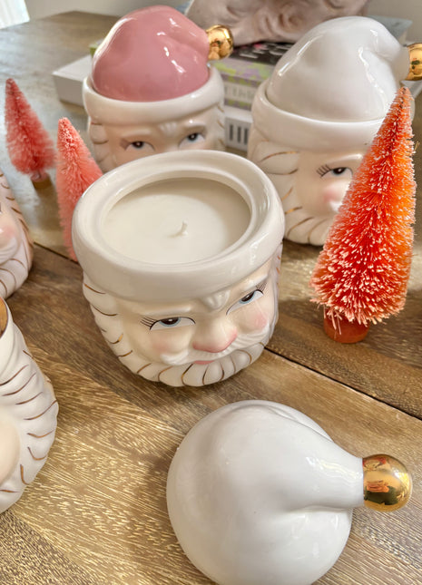 Papa Noel Holiday Candles