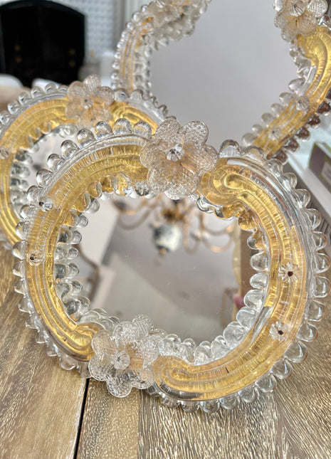 Baby Floral Murano Mirror