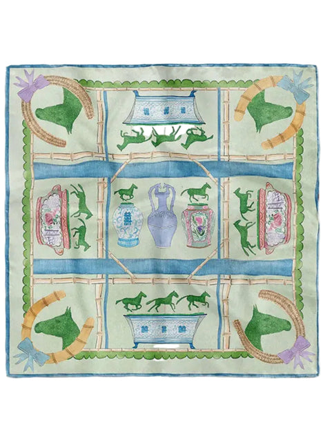 Equestrian Pastels Scarf