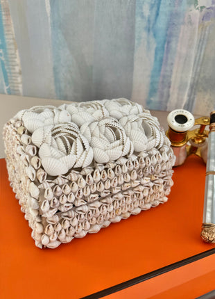 Rosettes Shell Vanity Box