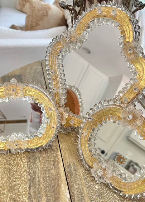 Baby Floral Murano Mirror