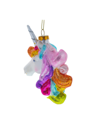 Rainbow Unicorn Ornament