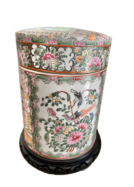 Rose Famille Tea Caddy