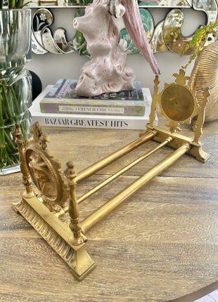 Antique Brass Collapsible Bookholder