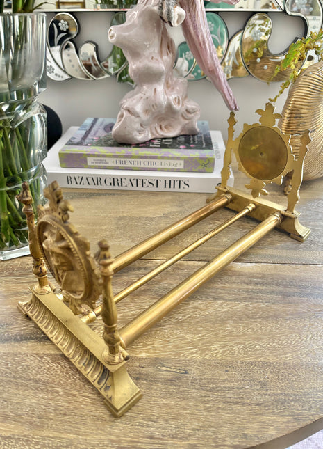 Antique Brass Collapsible Bookholder