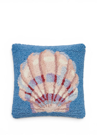 Coastal Scallop Hook Pillow