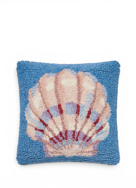 Coastal Scallop Hook Pillow