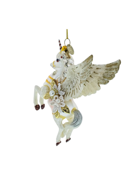 Unicorn Blanc Ornament
