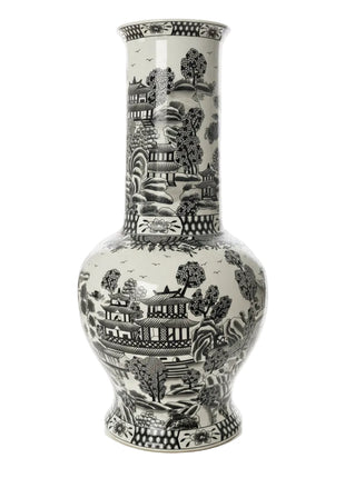 Ethan Allen Pagoda Large Vase