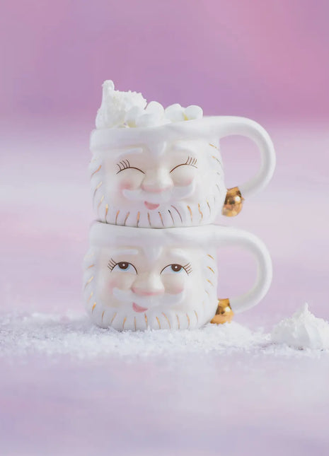 Papa Noel Cream Mug