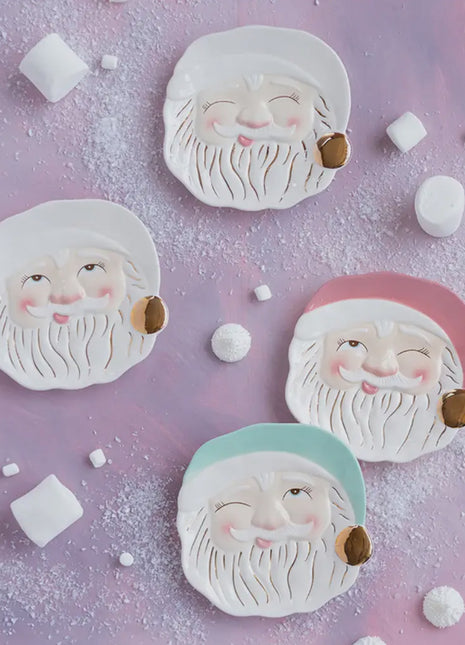 Papa Noel Cookie Plates