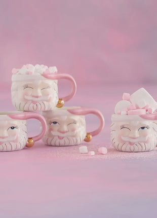 Papa Noel Pink Mug
