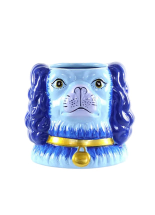 Dreamhouse Double Staffie Vase Blue