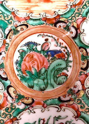 Antique Rose Medallion Platter 14.5”x11.75”