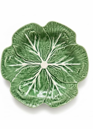 Vintage Green Cabbage Dinner Plate