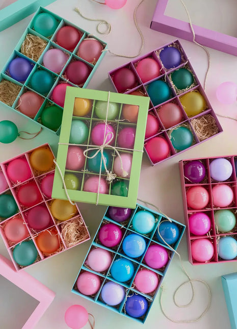 Sugarplum Frosted Ball Ornament Box