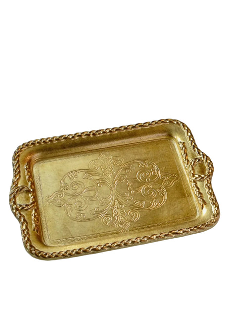 Gilded Ropes Tray