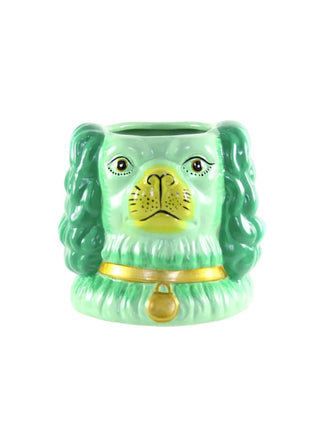 Dreamhouse Double Staffie Vase Kelly Green
