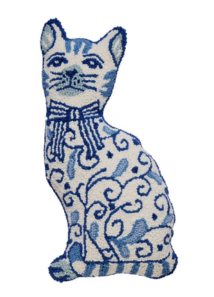 Chinoiserie Kitty Pillow