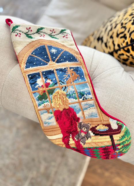 Vintage Christmas Stocking: Christmas Magic