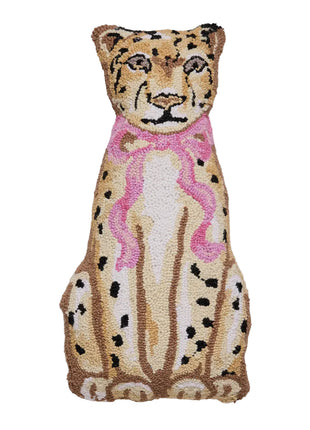 Gilded Leopard Knot Pillow