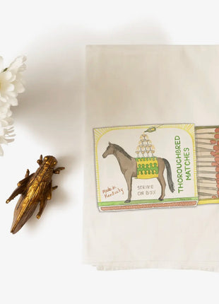 Thoroughbred Matchbox Tea Towel