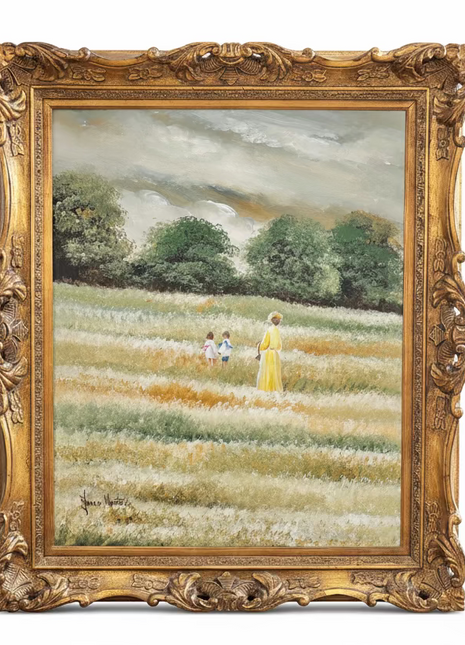 Eileen Jones Ring Around the Rosy Variation Painting