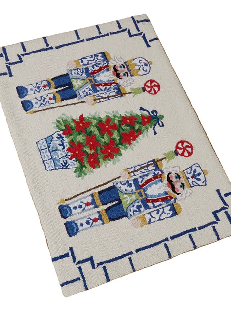Chinoiserie Nutcrackers Hook Rug