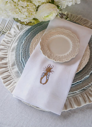 Bunny Linen Tea Towel