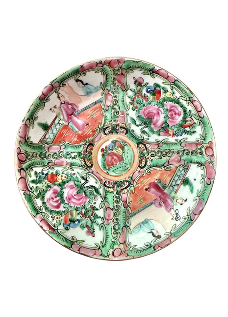 Antique Rose Medallion Plate 5.5”