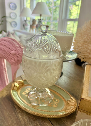 Crystal Egg Candle in Gilded No.11