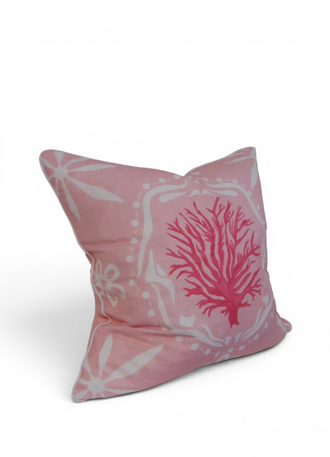 Pink Coral  Pillow Cover