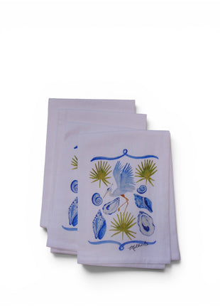Blue Coastal Life Kitchen Towel