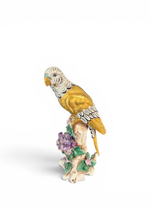 Antique Edme Samson French Porcelain Gilt Parrot