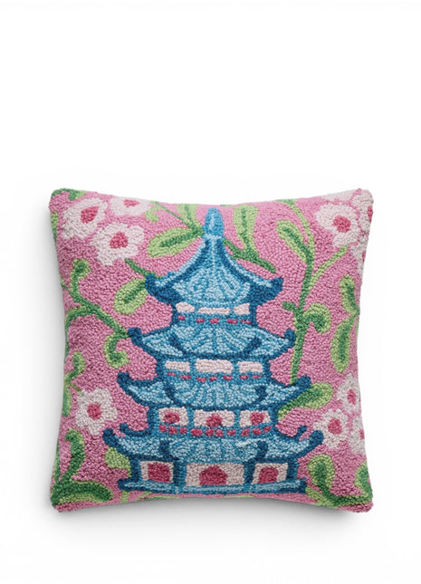 Cherry Blossom Pagoda Pillow