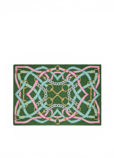 Preppy Equestrian Accent Rug